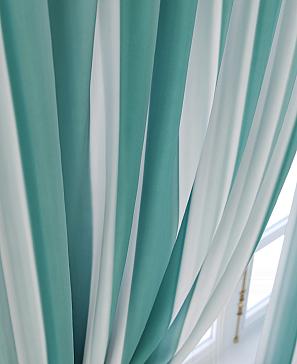 Комплект штор «Лиргонс» бирюзового цвета