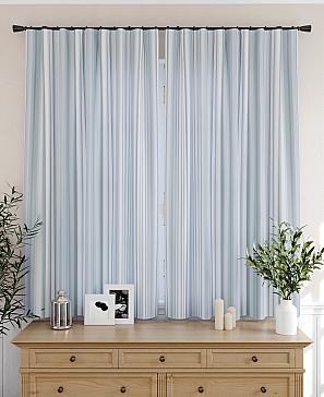 Комплект штор «Римиорс» голубого  цвета