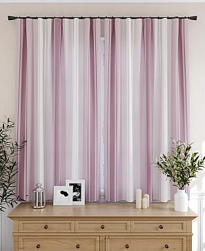 Комплект штор «Бриниас» розового цвета