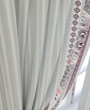 Комплект штор «Кларионс» мятного цвета