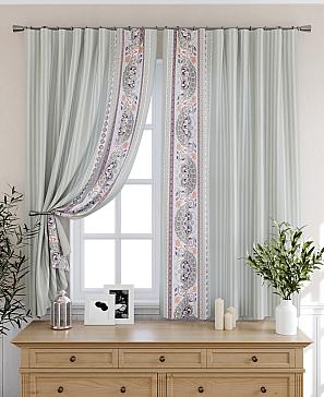 Комплект штор «Кларионс» мятного цвета