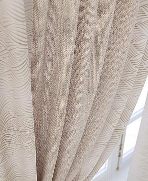 Комплект штор «Авентис» бежевого цвета