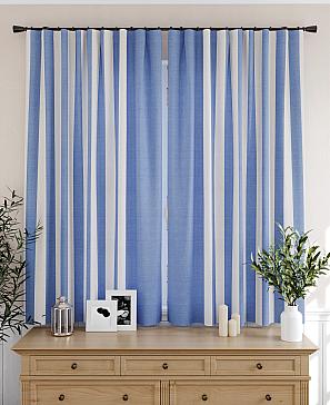 Комплект штор «Берлион» синего цвета