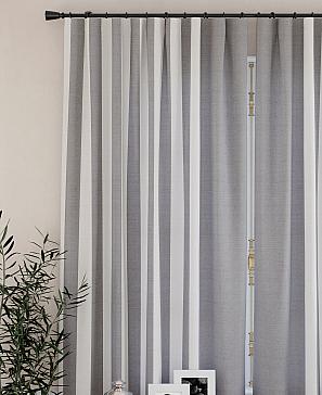 Комплект штор «Берлион» серого цвета