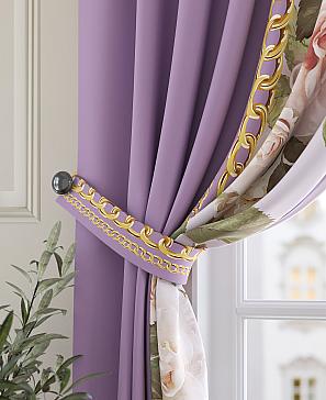 Комплект штор «Тара» фиолетового цвета
