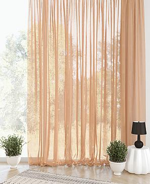 Тюль «Арноли» бежевого цвета