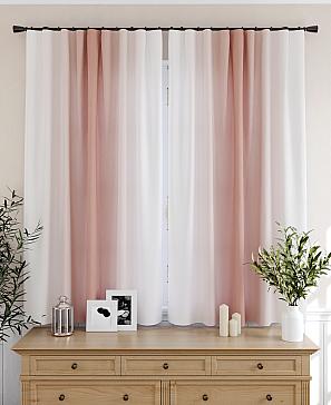 Комплект штор «Мираниас» персикового цвета