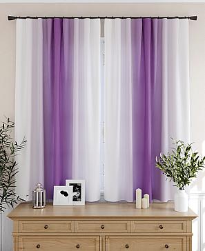 Комплект штор «Мираниас» фиолетового цвета