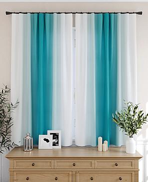 Комплект штор «Мираниас» бирюзового цвета
