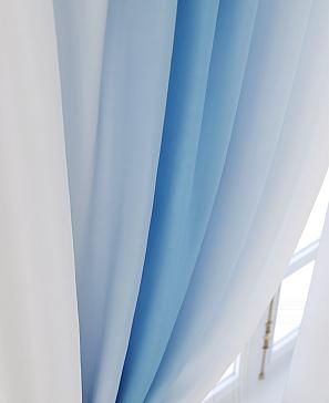 Комплект штор «Мираниас» голубого цвета
