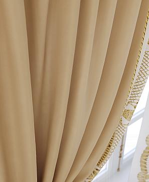 Комплект штор «Брунорс» бежевого цвета