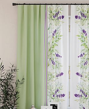 Комплект штор «Принорис (зеленый)» | фото 3