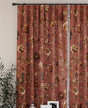 Комплект штор «Бронтис (бордо)» | фото 3