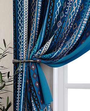 Комплект штор «Диленсис (морская волна)» | фото 2