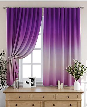 Комплект штор «Бриленис» фиолетового цвета