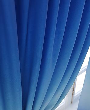 Комплект штор «Бриленис» синего цвета