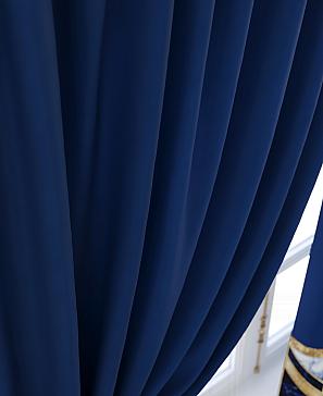 Комплект штор «Фрониос» синего цвета