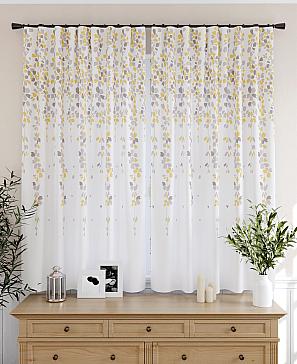 Комплект штор «Ромиронс» желтого цвета