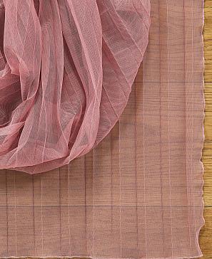 Тюль «Плиссе» пыльно-розового цвета