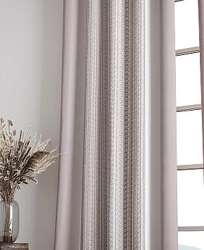 Комплект штор «Френсис (серо-розовый)»