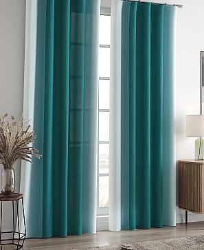 Комплект штор «Мелисенд» бирюзового цвета