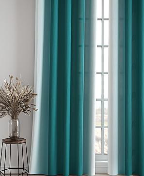 Комплект штор «Мелисенд» бирюзового цвета
