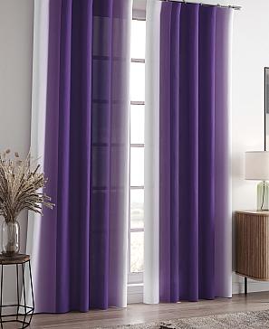 Комплект штор «Мелисенд» фиолетового цвета