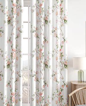 Комплект штор «Лорфина» белого цвета