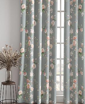 Комплект штор «Лорфина» светло-серого цвета