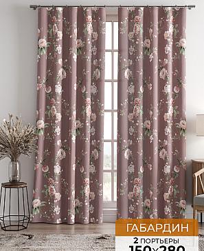 Комплект штор «Лорфина (пыльная роза)» | фото