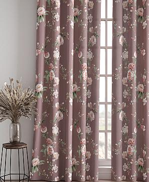 Комплект штор «Лорфина» цвета пыльной розы