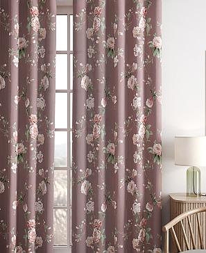 Комплект штор «Лорфина» цвета пыльной розы