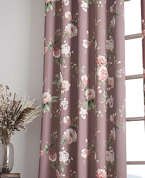 Комплект штор «Лорфина» цвета пыльной розы