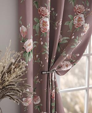 Комплект штор «Лорфина» цвета пыльной розы