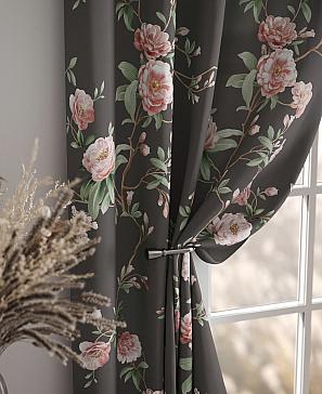 Комплект штор «Лорфина» цвета темный шоколад