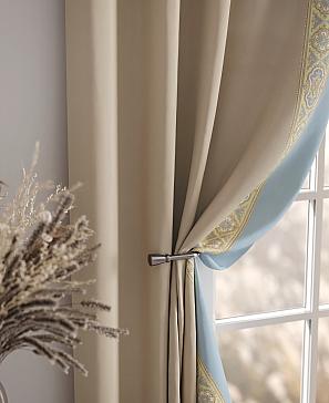 Комплект штор «Рофолис» голубого цвета