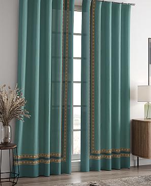 Комплект штор «Лорфинас (темно-бирюзовый)» | фото 2