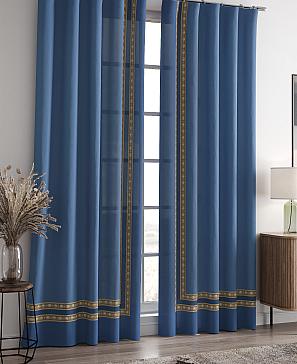 Комплект штор «Лорфинас (синий)» | фото 2