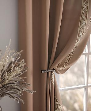 Комплект штор «Лифронса» цвета какао