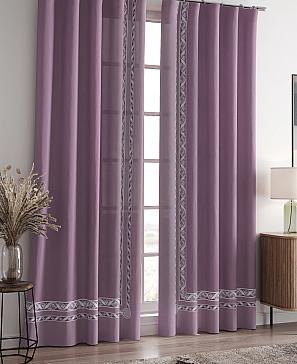 Комплект штор «Лифронса (дымчато-лиловый)»