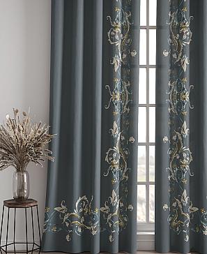 Комплект штор «Орфион» серого цвета