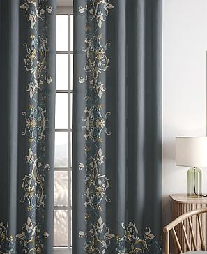 Комплект штор «Орфион» серого цвета