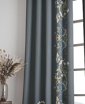 Комплект штор «Орфион» серого цвета