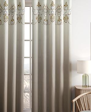 Комплект штор «Элдинс» бежевого цвета