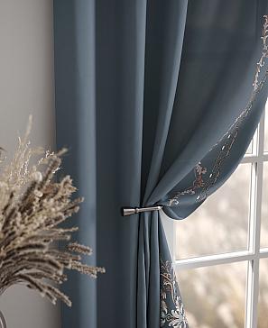 Комплект штор «Лебронс» серого цвета