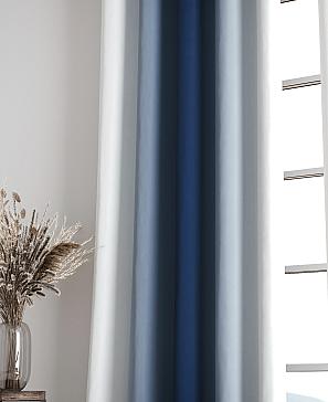 Комплект штор «Ленирс» серо-синего цвета