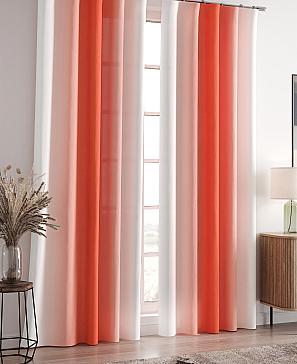 Комплект штор «Ленирс (коралл)» | фото 2