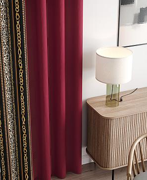 Комплект штор «Алионри (бордо)» | фото 3