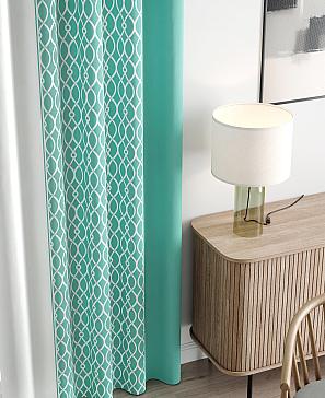 Комплект штор «Леорник (бирюзовый)» | фото 3