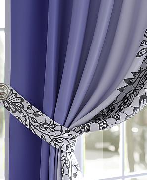 Комплект штор «Лерфонс» фиолетового цвета